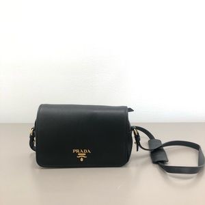 Prada black cross body bag